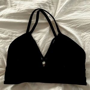 Black size small lululemon sports bra